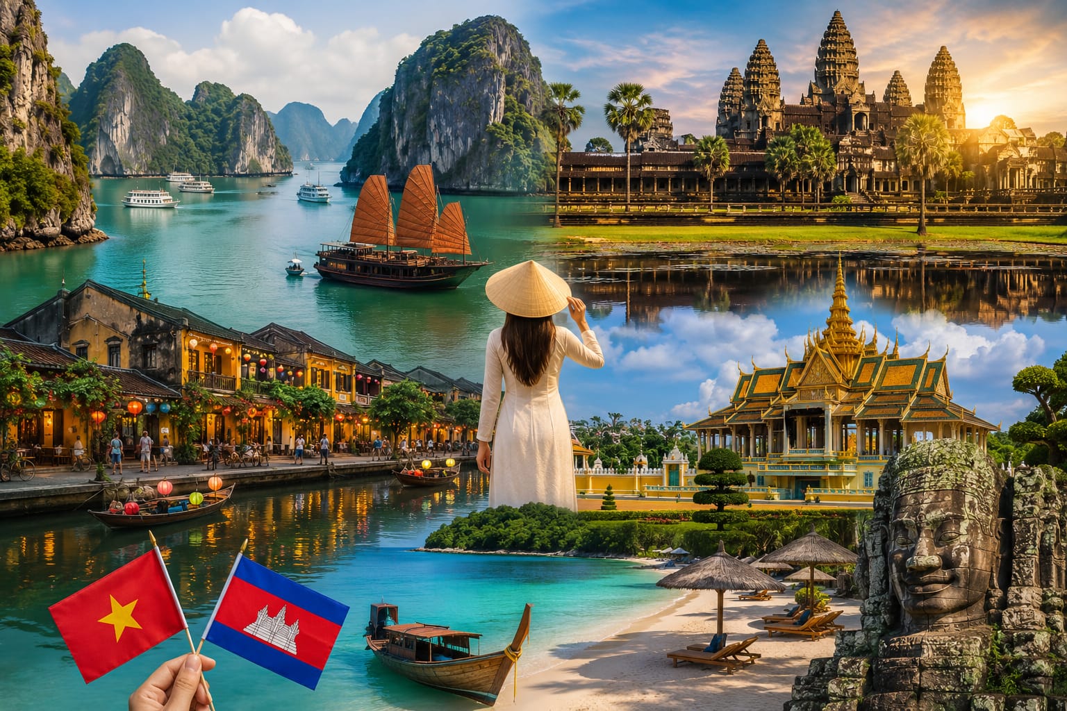 The Ultimate Vietnam Adventure - Vietnam  , Cambodia Tour Package from Madurai | By2 Travel